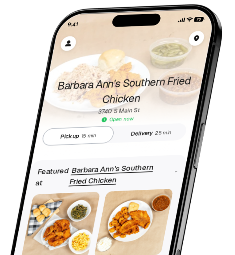 Barbara Ann's Southern Fried Chicken app preview