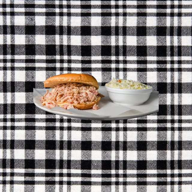Turkey BBQ Sandwich Meal.
